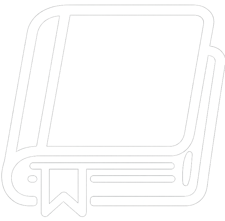 Bold Book Icon Thicker White Drawing-1-1