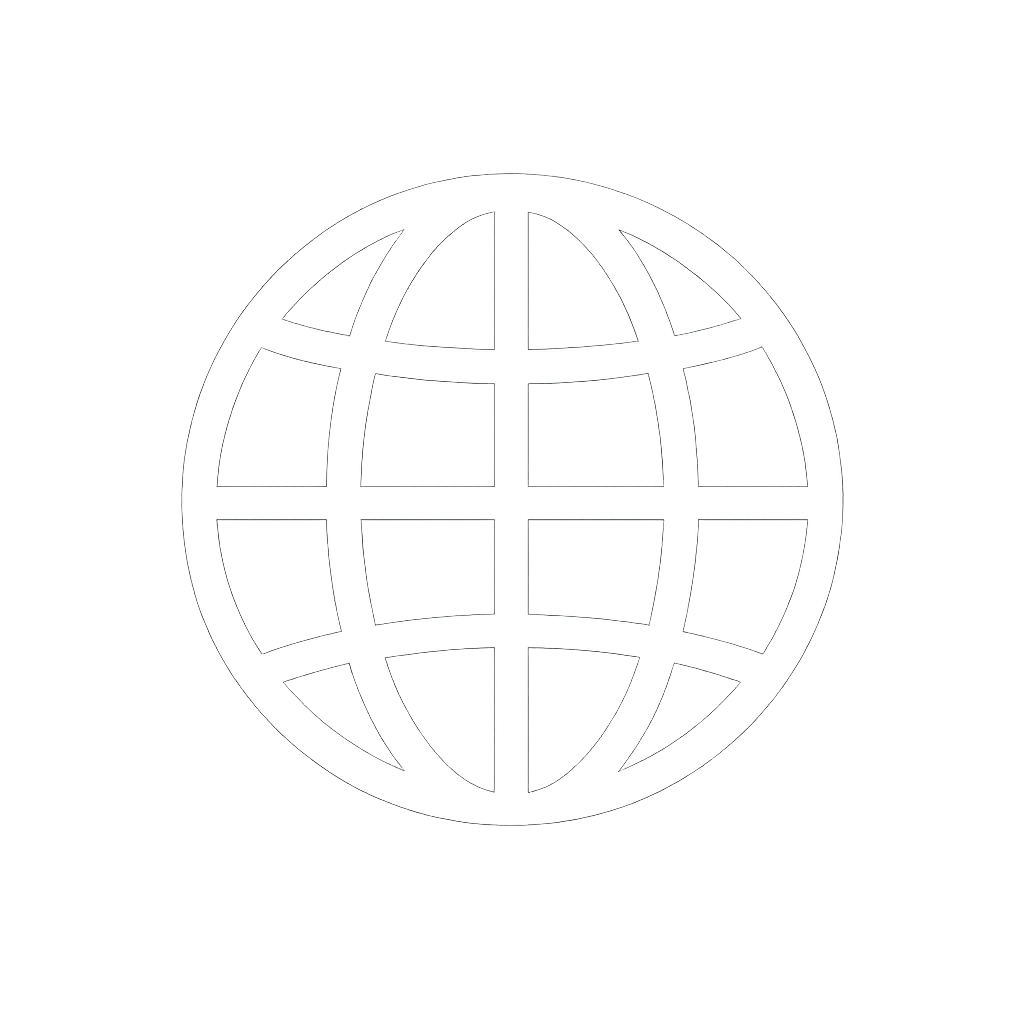 White Globe Icon-1