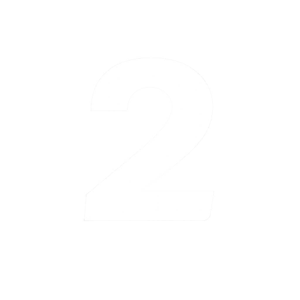 color white number 2 icon